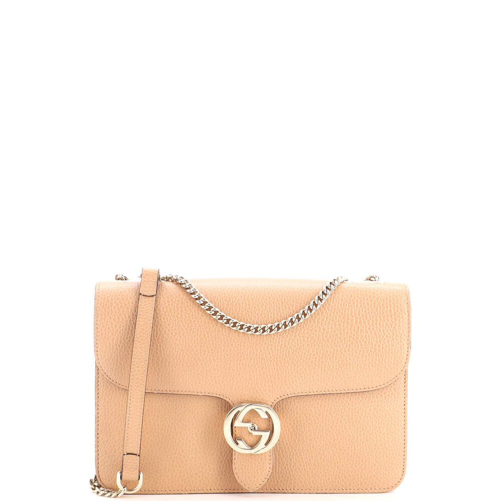 Gucci Interlocking Shoulder Bag Leather #322310G10B